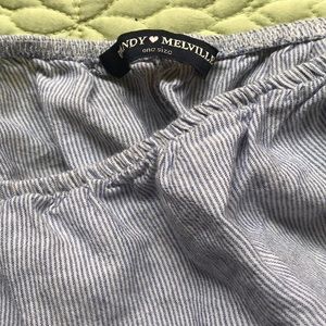 Over the shoulder Brandy Melville crop top